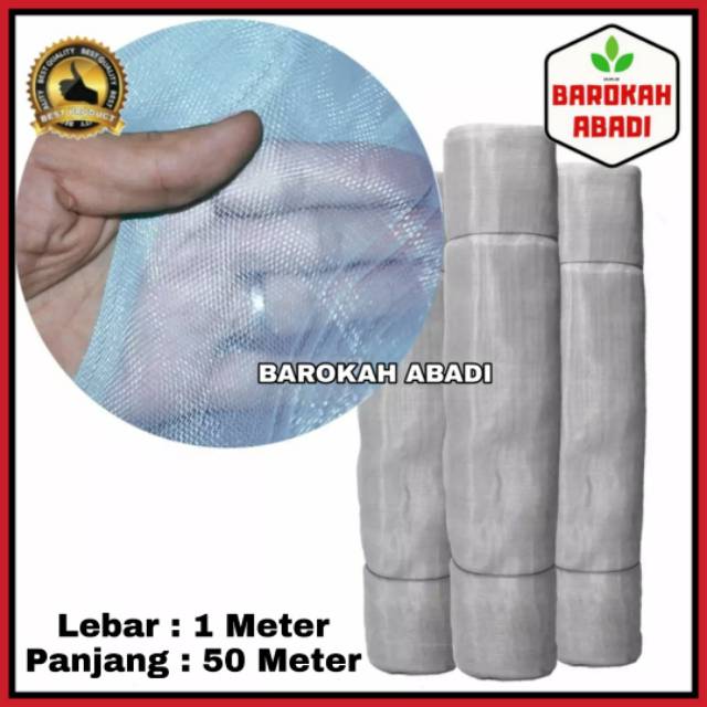 Eceran Insect Net Scrern Net Putih Kasa mesh Anti Nyamuk Jaring Penghalang Hama Serangga Grendhome