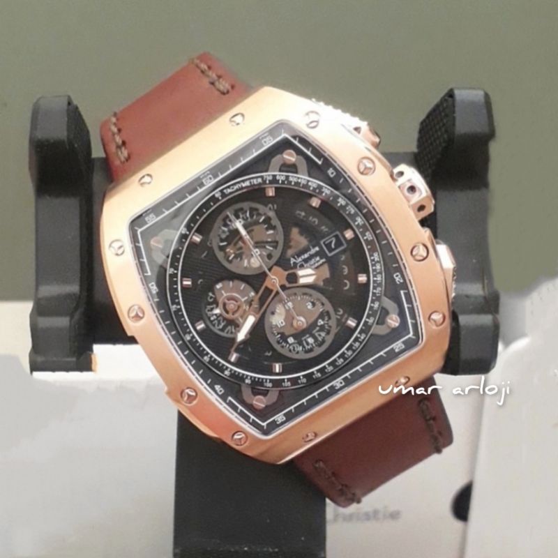 Jam Tangan Pria Alexandre Christie Ac 6411 Mc Rosegold Original Fashion Pria