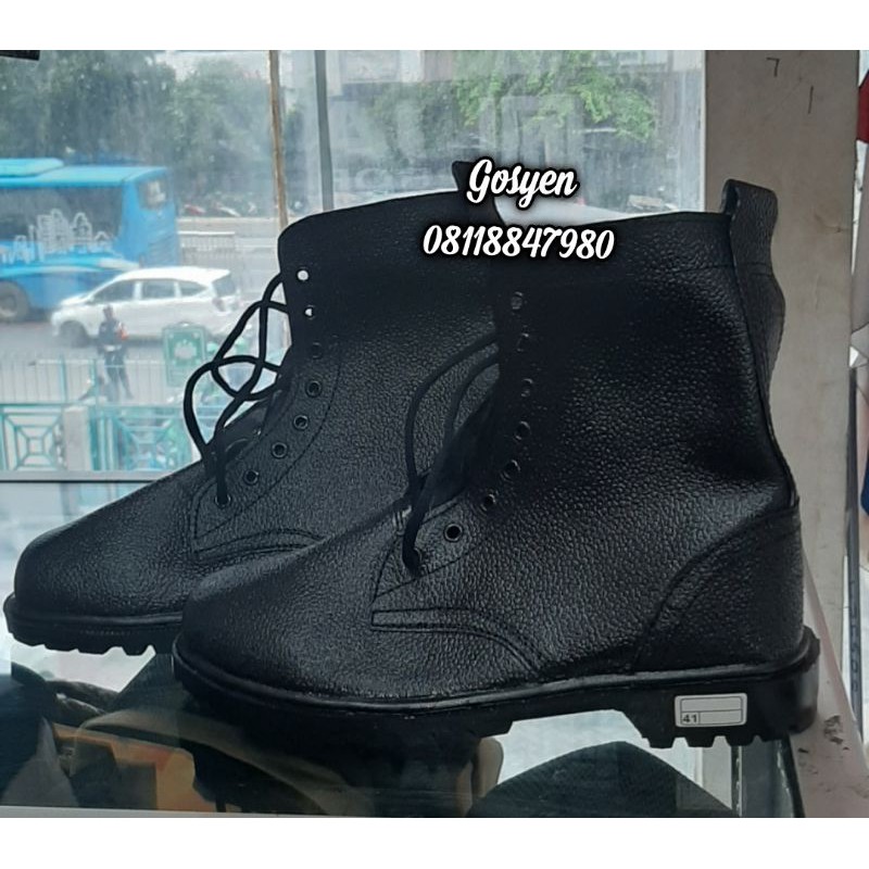 sepatu pdl/sepatu pdl satpam/sepatu pdl kulit jeruk