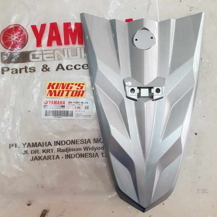 Dasi/tameng depan soul gt 125 bluecore SILVER asli yamaha