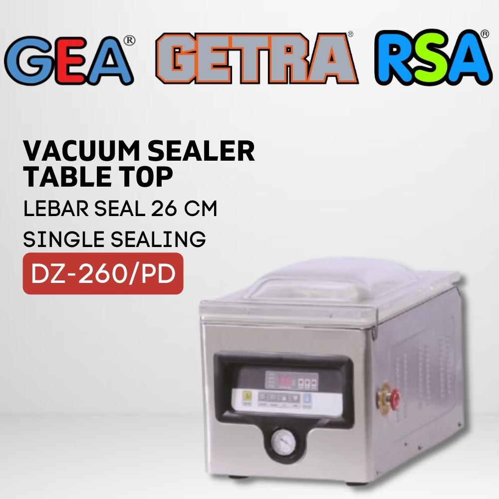 MESIN VAKUM GETRA DZ-260/PD VACUUM SEALER PLASTIK KEMASAN DZ 260PD