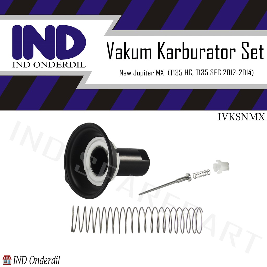 Vakum-Vacum Karburator/Carburator Assy/Set Karet/Jarum/Per Skep/Sekep Jupiter MX 135 New T135 HC/SEC