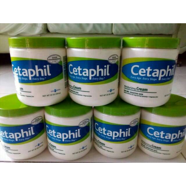 Cetaphil 550g Moisturising Cream Moisturizing Face Body Cream Jar Krim Muka Wajah Badan
