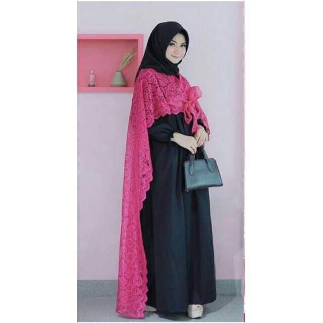 BROKAT LONG CAPE PANJANG