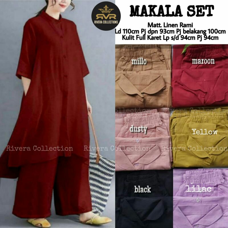 MAKALA SET LINEN RAMI JUMBO