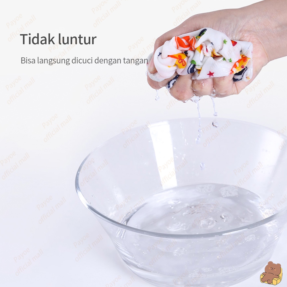 Payoe celemek bayi slaber segitiga / slaber bayi handuk air liur bayi /baby bibs-5