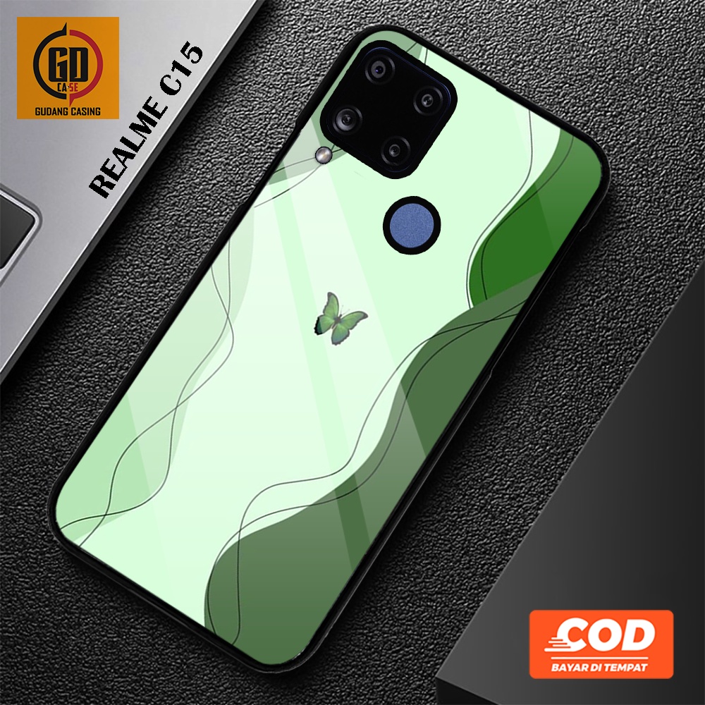 Case Realme C15 Terbaru - Gudang Casing [ Butterfly ] Realme C15 - Case Hp - Casing Hp - Softcase Gl