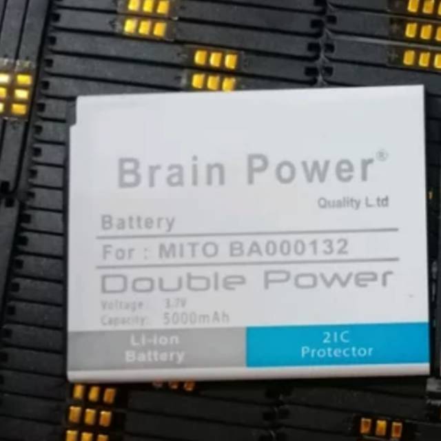 Batre batetr bt hp mito A880 A990 BA000132 Doubel Power 5000mah