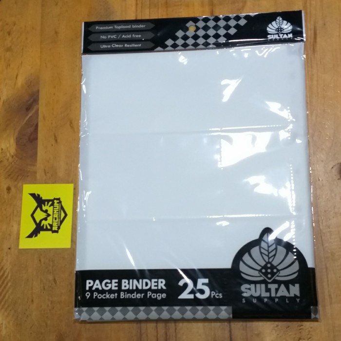 

Gaya Sultan Page Binder 9 Pocket 25 Pcs Bening Terbatas