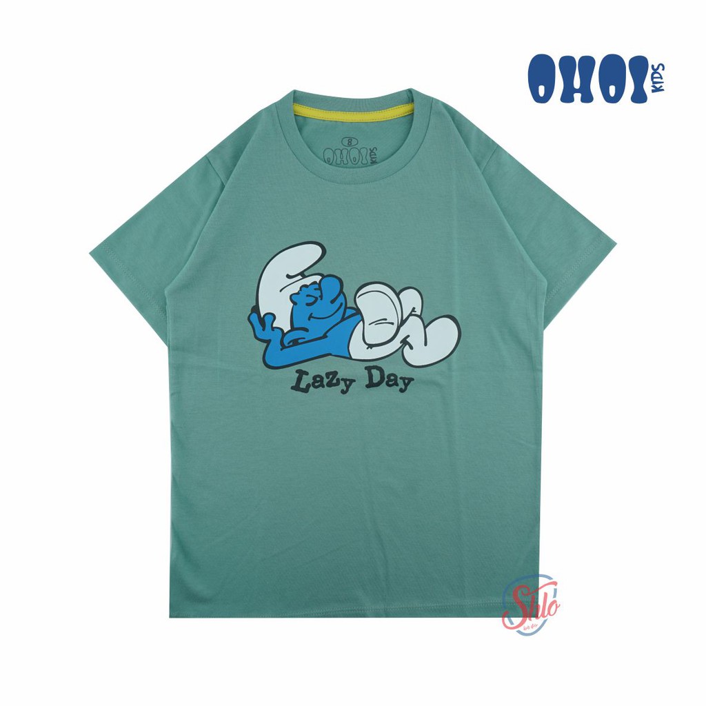 Ohoi Baju Kaos Anak Karakter Smurf Shopee Indonesia