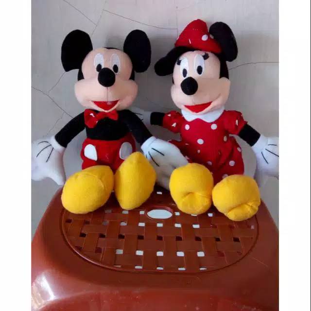 Boneka micky minnie mouse size:L