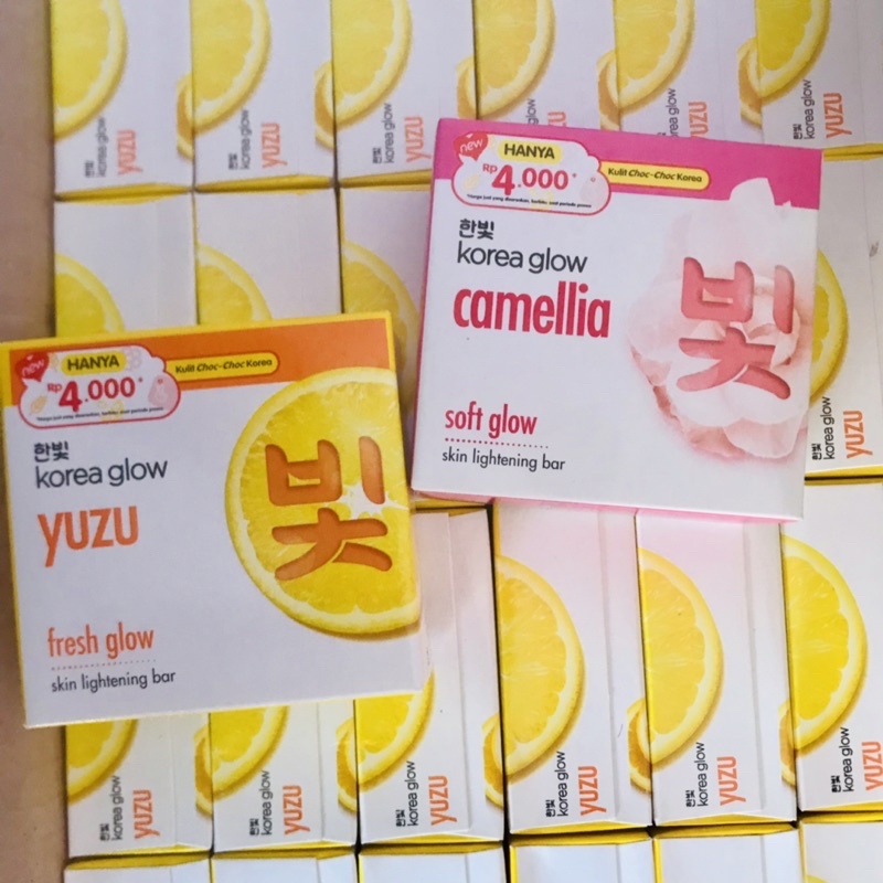 [ALKES] SABUN KOREA GLOW CAMELIA RICE GOAT MILK YUZU LEMON SABUN MANDI SABUN SUSU KAMBING SABUN BERA