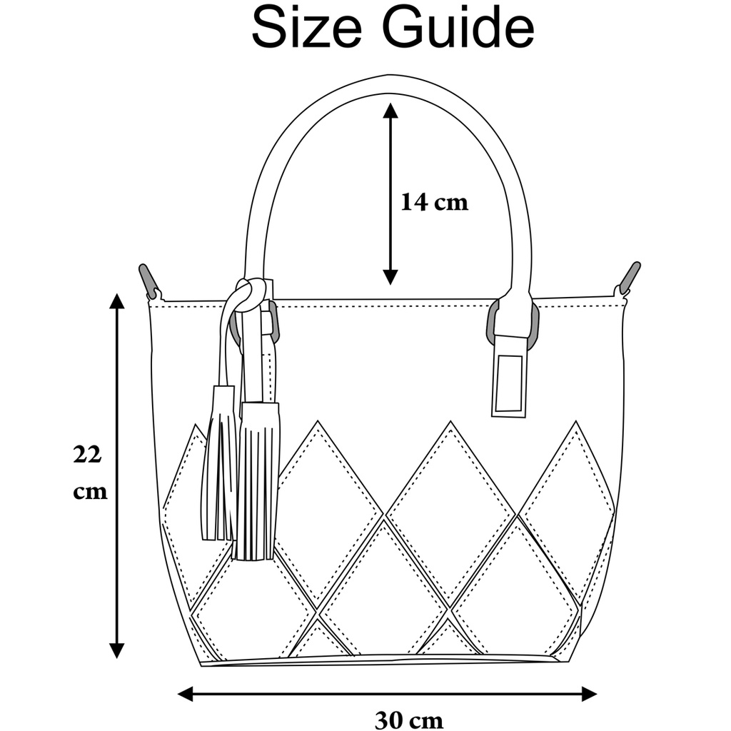 Lecari Diera Hand Bag Leather Tas Tangan Kulit Asli