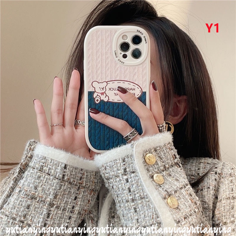 Soft Case TPU Motif Kartun Beruang NFC Untuk Xiaomi Redmi 10A 9T 9A 9 9 9C 10C 10 Redmi Note 10 9 11 11s 9s 8 10s 9Pro 11Pro 10Pro Max Mi POCO M3 X3