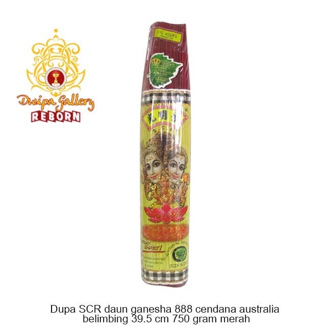 Dupa/ Hio wangi SCR Daun Ganesha 888 Cendana Australia belimbing merah