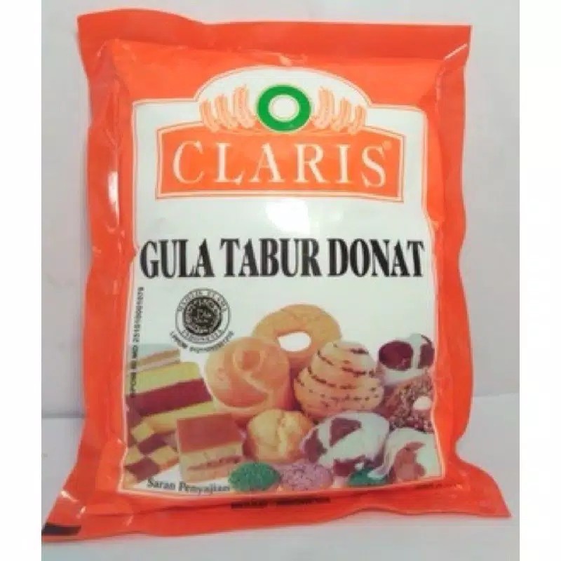 

Gula Tabur Donat Claris 250gr ecer / dus