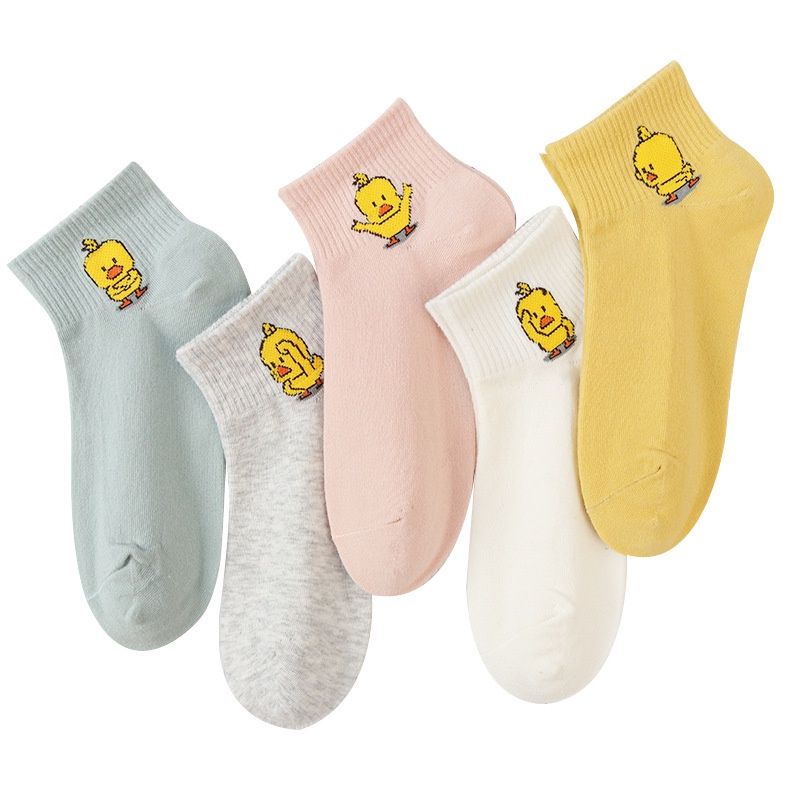 [COD] Kaos Kaki Pendek Import Motif Bebek Lucu Cute Ala Korea Kaos Kaki Wanita Kaos Kaki Fashion