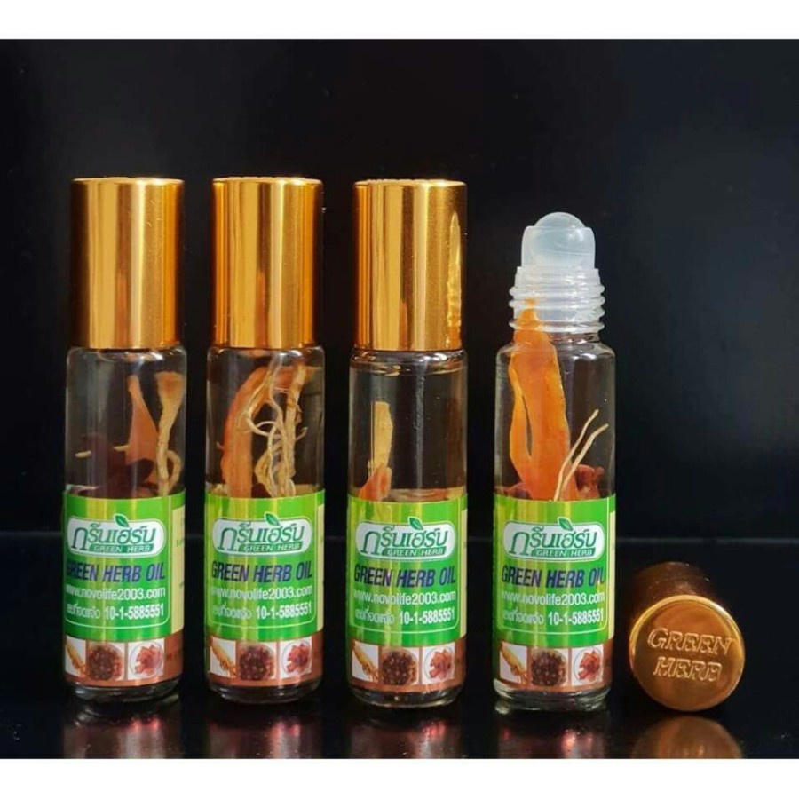 Minyak Angin Herbal Green Herb OIL | Rempah ASLI | Original Thailand