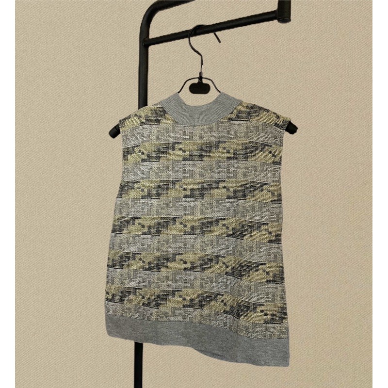 Zara — Textured Knit Waistcoat / Vest (Preloved)