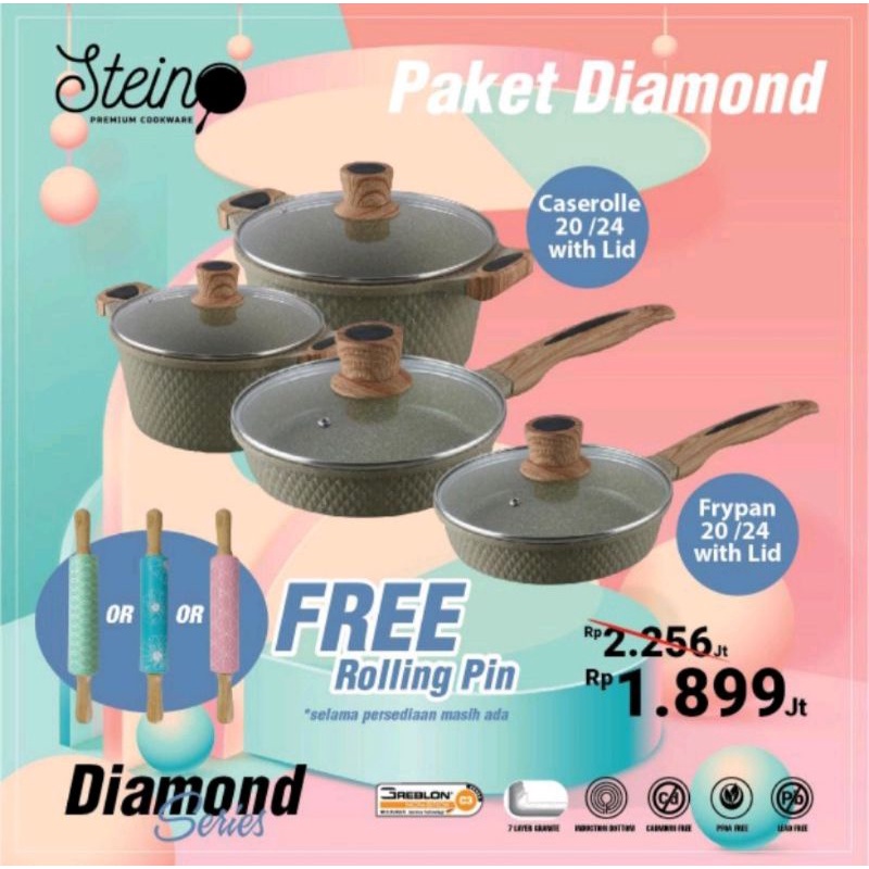 Stein cooware (paket Diamond).