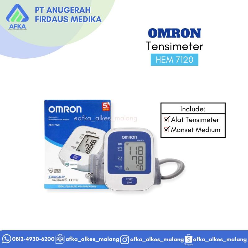 Tensimeter Digital OMRON / Alat Cek Pengukur Tensi Darah Digital
