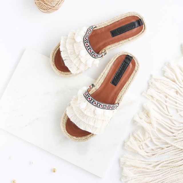 Belle White Espadrilles