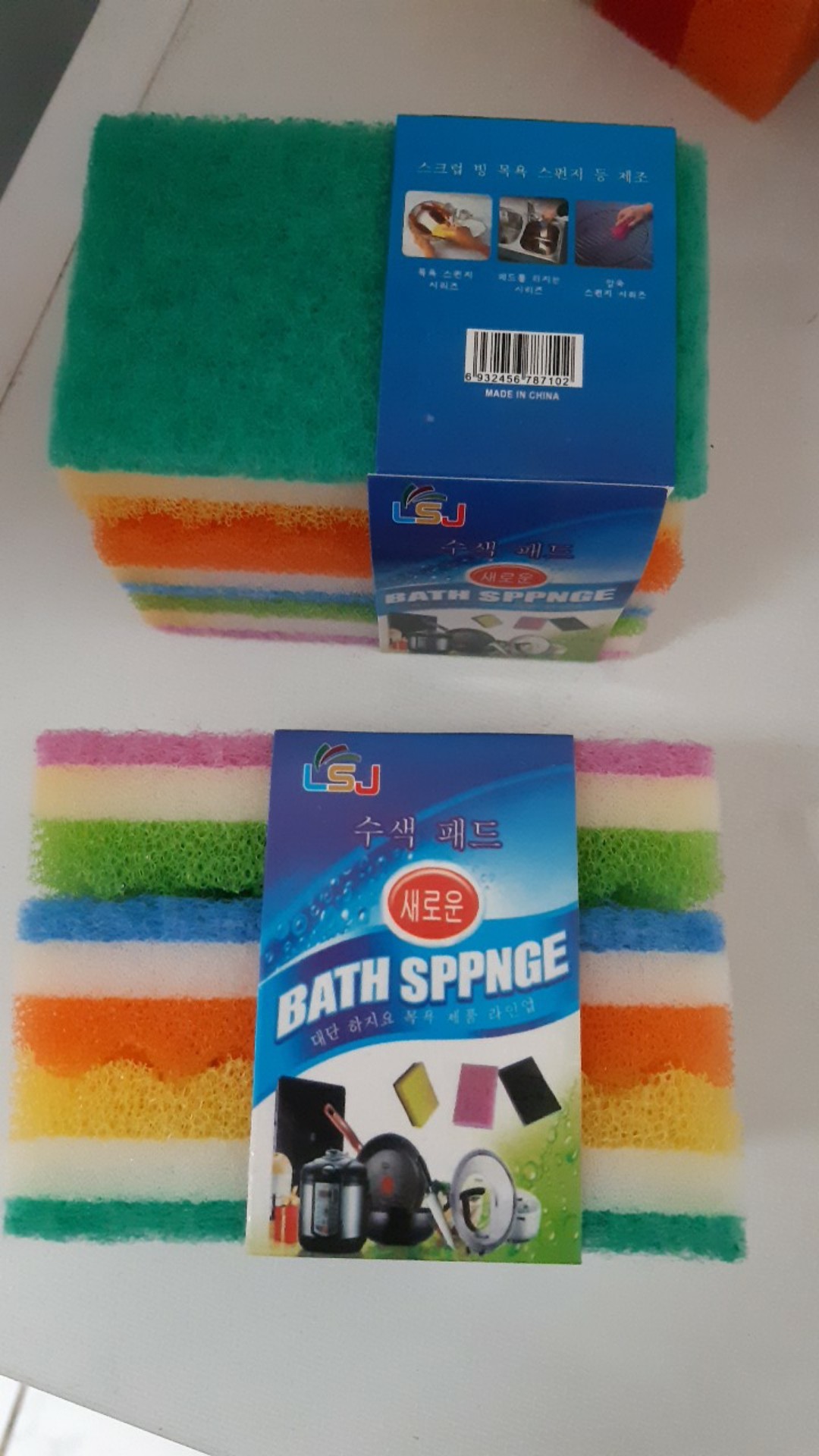 Promo Spon 6 Pcs / Busa Cuci Piring / Sponge Serbaguna Hl112 Isi 2 Pak