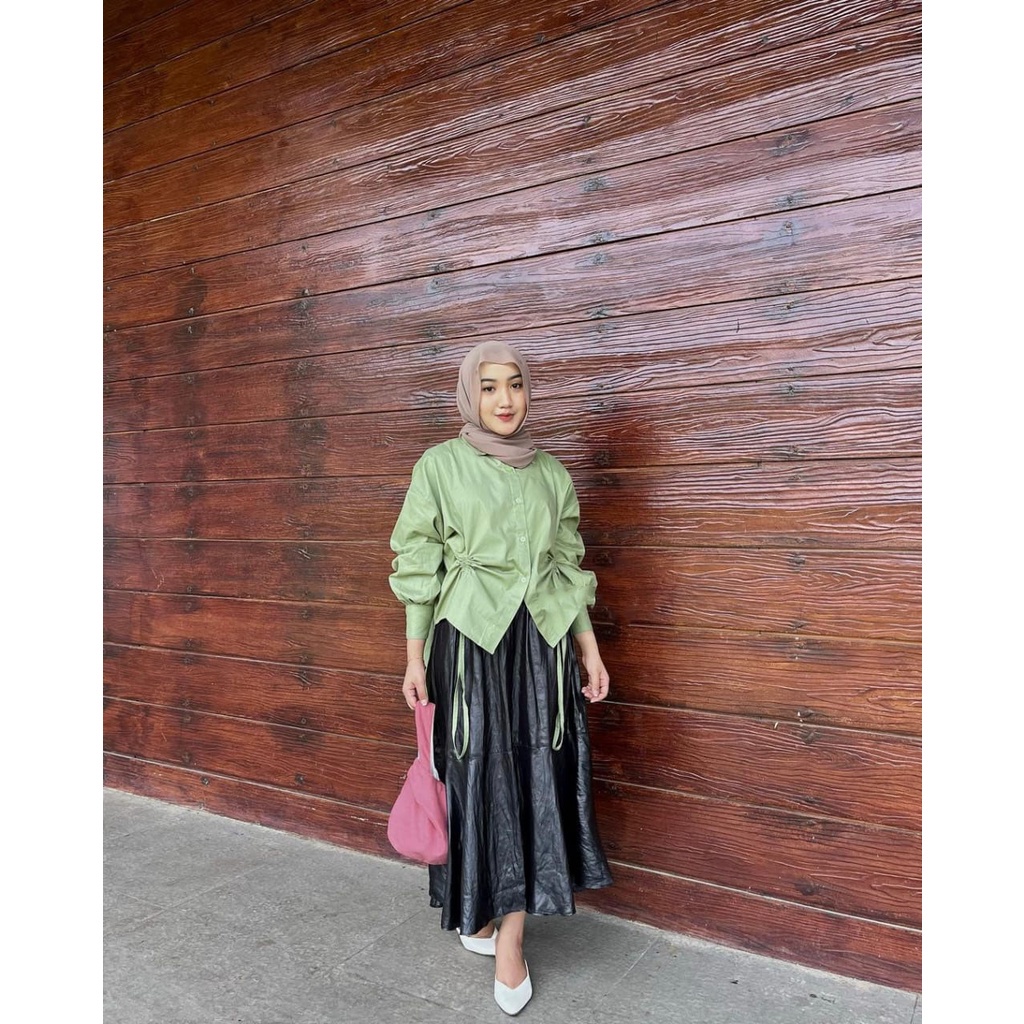 ALICE SHIRT TOP SHAKILA HITS OOTD SELEBGRAM FASHION