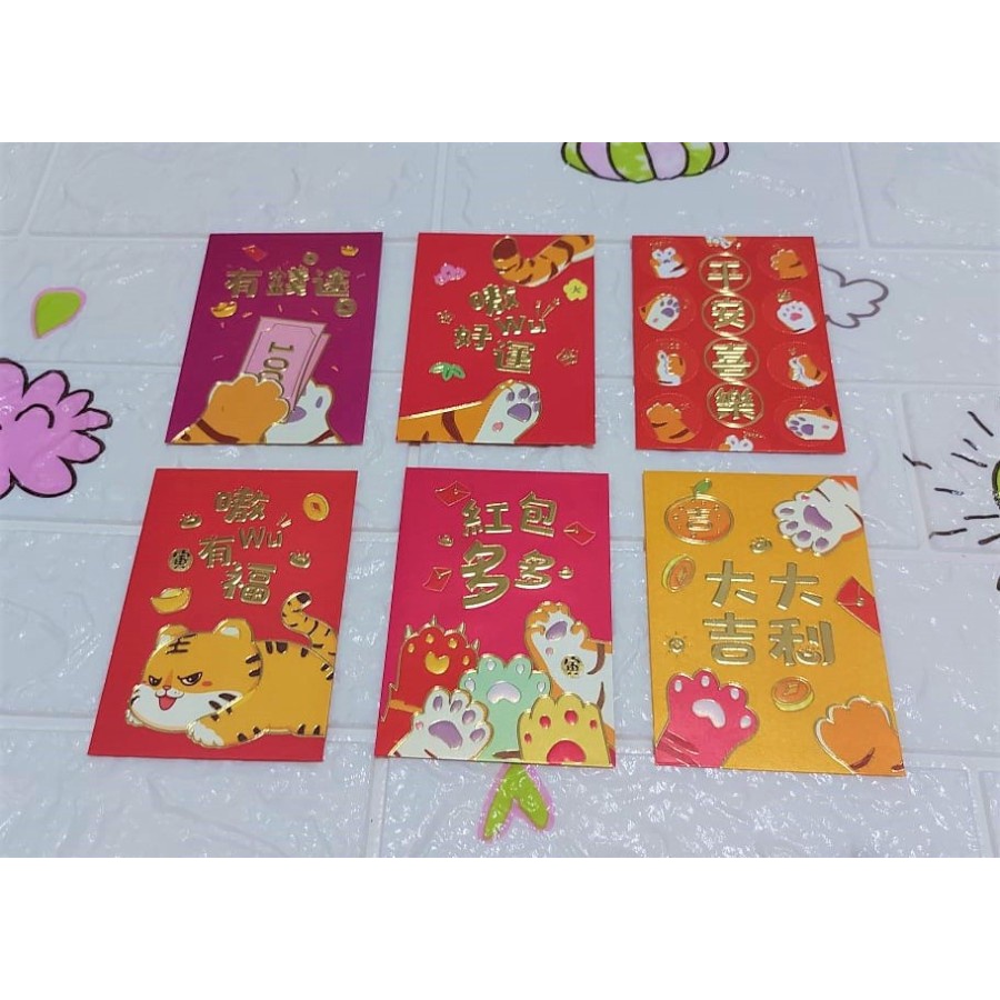 

Angpao Imlek Shio Macan Fancy Murah Lucu LL1061 Bahan Dove Isi 6 Mix