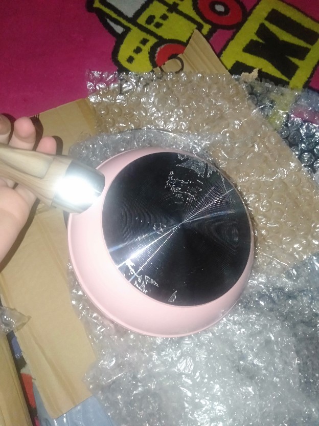 Frying Pan Fry Pan Panci Wajan Kuali Marble Anti Lengket Dengan Tutup Cypruz Brand Belgium.