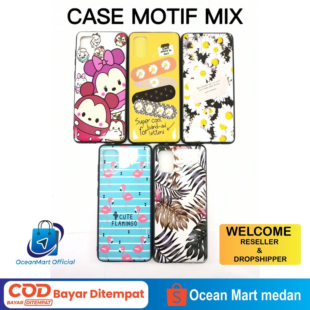 Case HP Motif Mix Samsung A31 A51 A71 Softcase Handphone Aneka Gambar Aksesoris Handphone HP OCEANMART OCEAN MART Murah Grosir