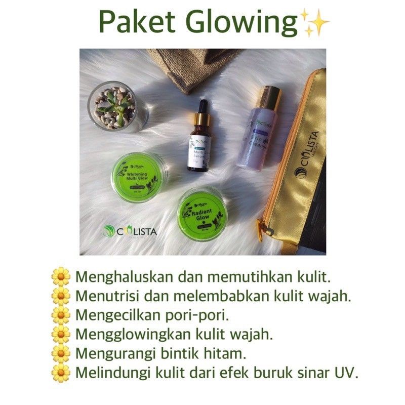 Paket Glowing Colista Skincare BPOM