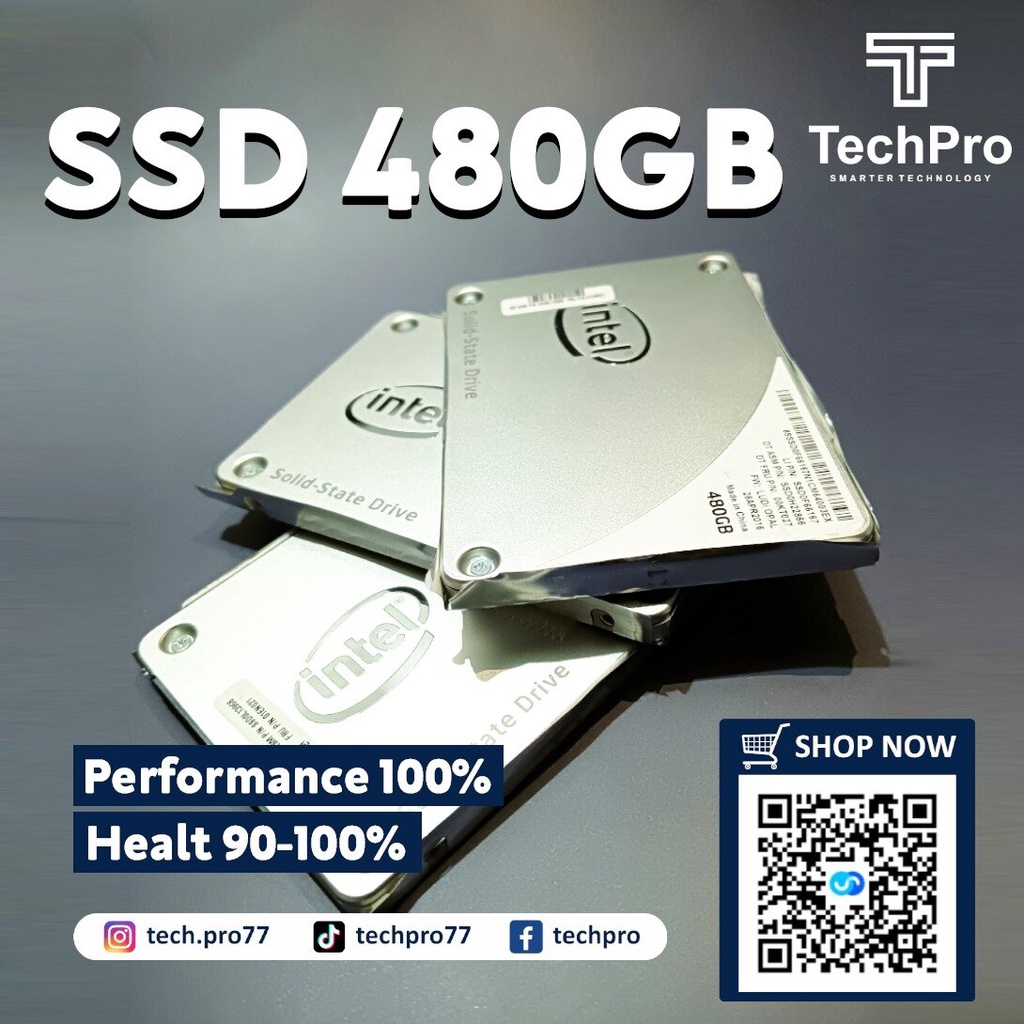 SSD 480gb Seken Intel