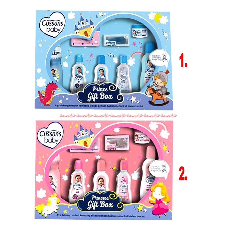 Cussons Baby Gift Box Packet Cewek Perempuan Parcel Bayi Pink Blue Cusson Baby Hadiah untuk Kado Bayi Perempuan Laki Laki