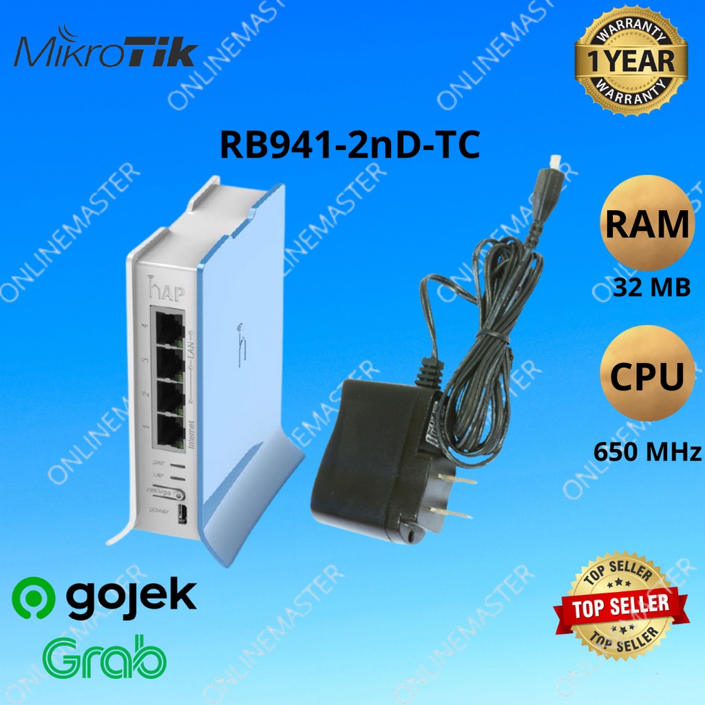 RB941-2nD-TC (hAP-Lite2) Mikrotik Router Wireless