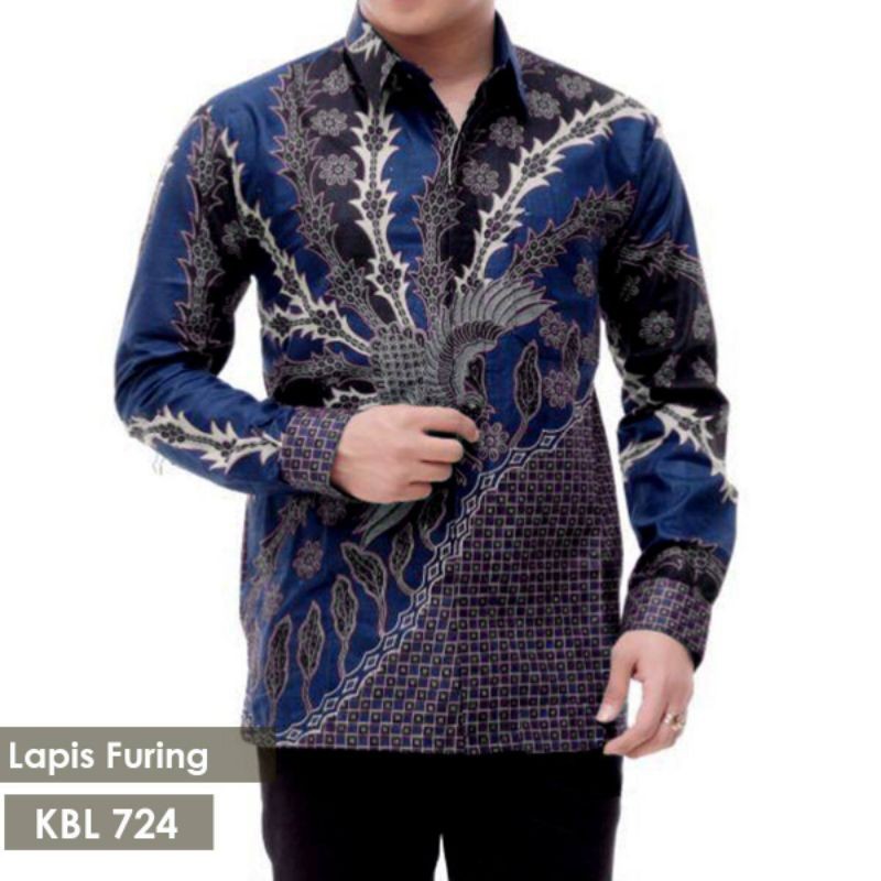 kemeja batik panjang full furing