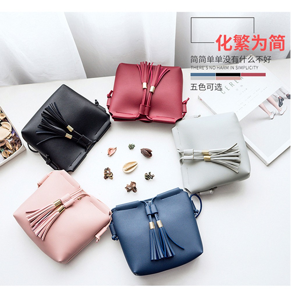 Tas Selempang Kecil, Tas Hp Wanita, Sling Bag Stylist Model Serut Wanita