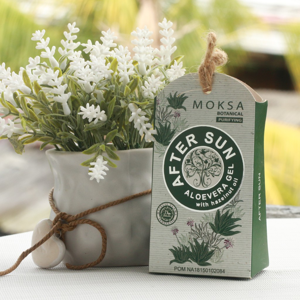 Aloevera Gel After Sun Moksa Bali Alus 50ml