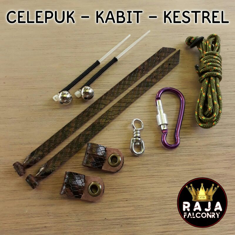 CELEPUK KABIT KESTREL / Angklet anklet Gelang kaki burung hantu elang