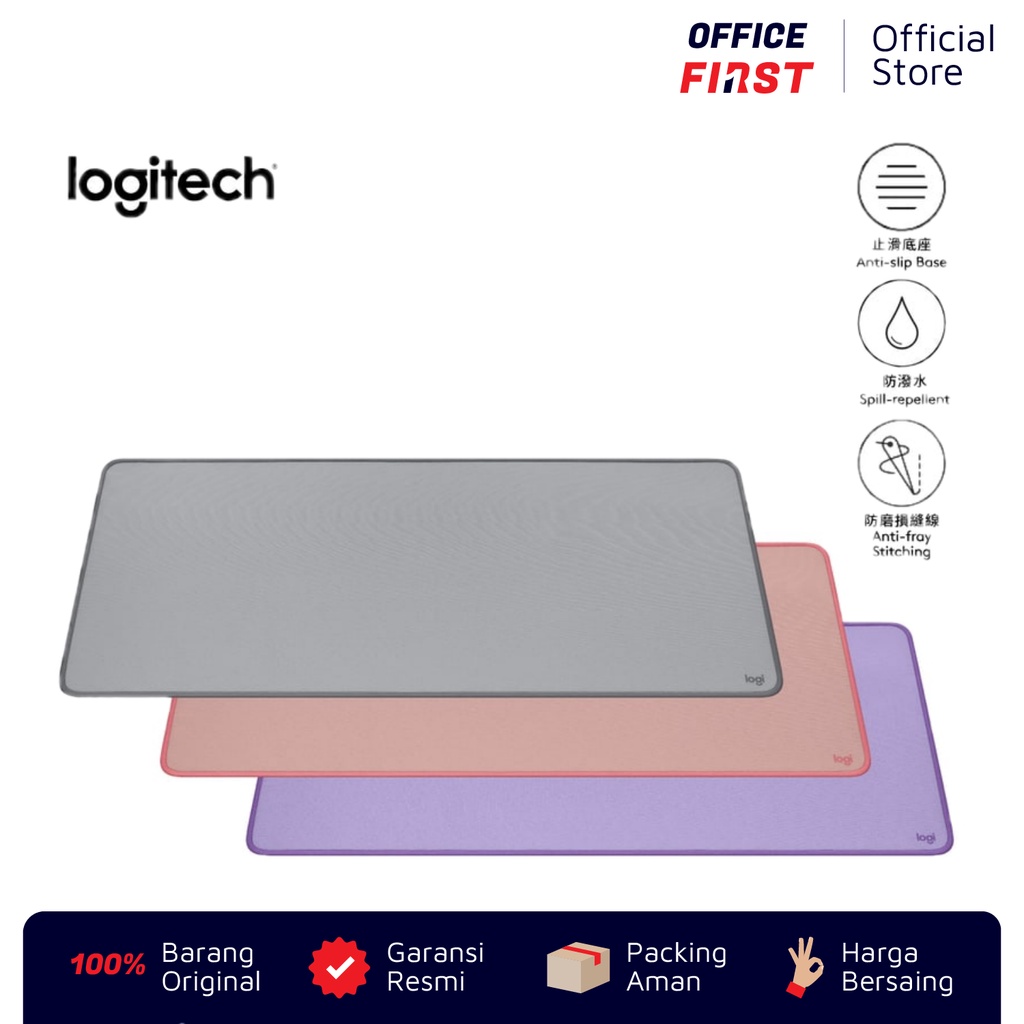 Logitech Desk Mat Studio Series / Alas Laptop Mouse Pad Aesthetic Estetik Lucu