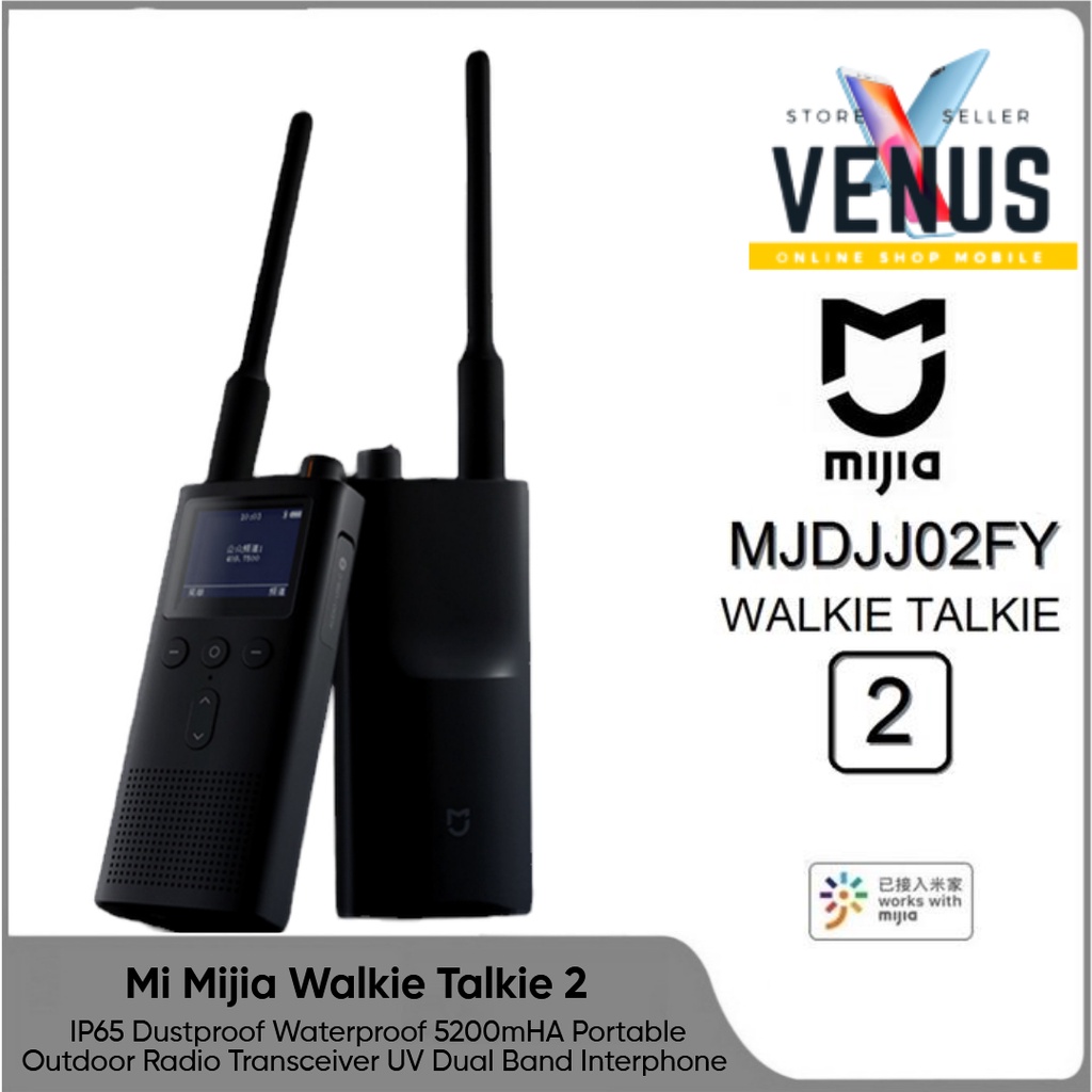 Mijia 2 Walkie Talkie 5W UV IP65 Water-Resistant Original