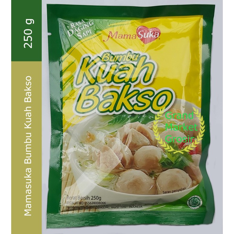 PROMO Mamasuka Bumbu Kuah Bakso Sapi 250g - Bumbu Kuah Instan Sedap Gurih