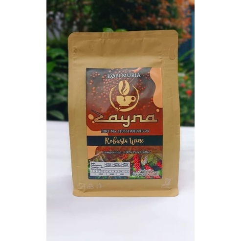 

Kopi Muria Zayna Robusta Wine 250 gr