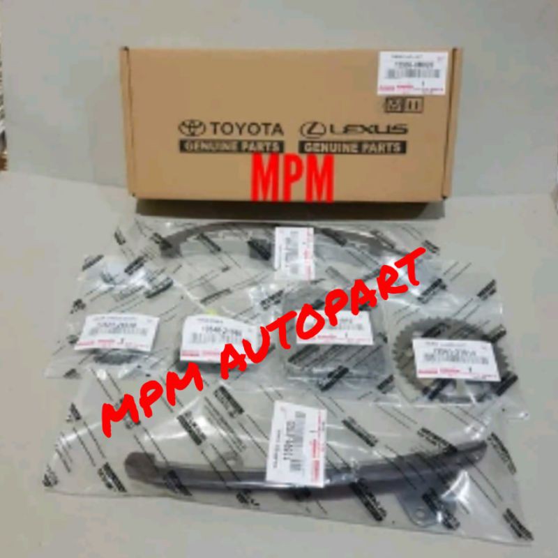 timing chain set rantai keteng set toyota vios limo yaris old gen 1 1NZ 2004 2012 13506-0M020