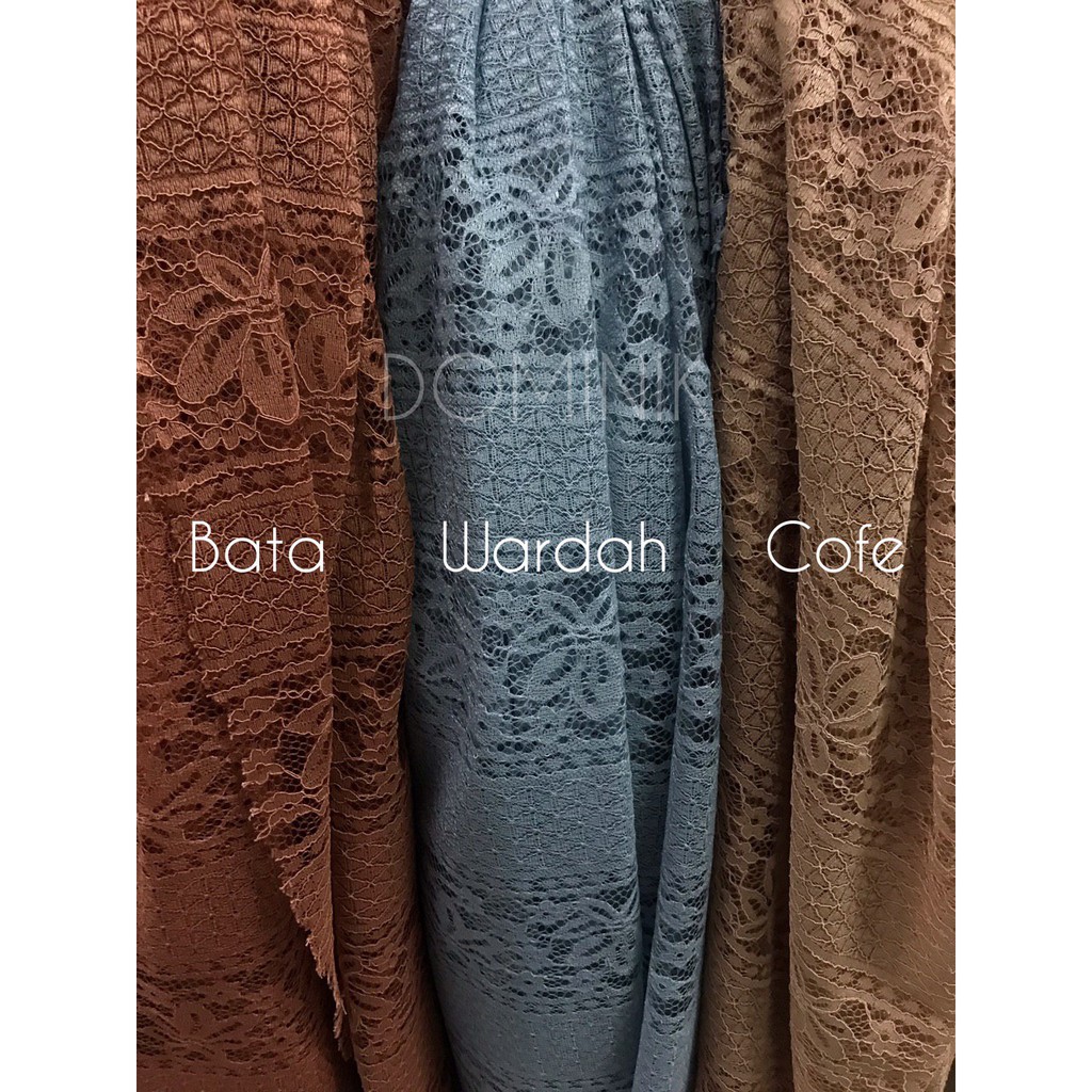 KAIN BROKAT METERAN / KAIN BRUKAT MOTIF SALUR