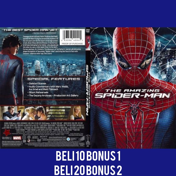 KASET DVD The Amazing Spiderman