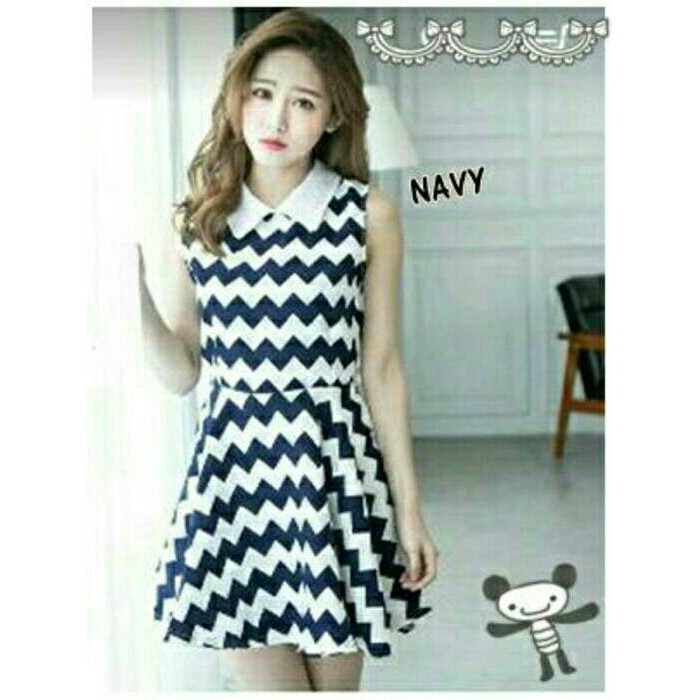 Dress Zig Zag Zizi Casual