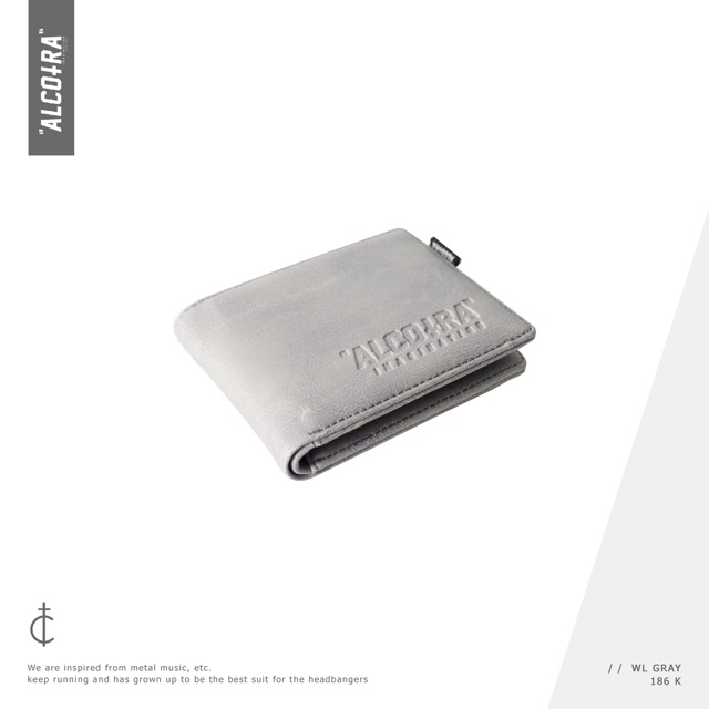 WL GRAY // DOMPET ABU