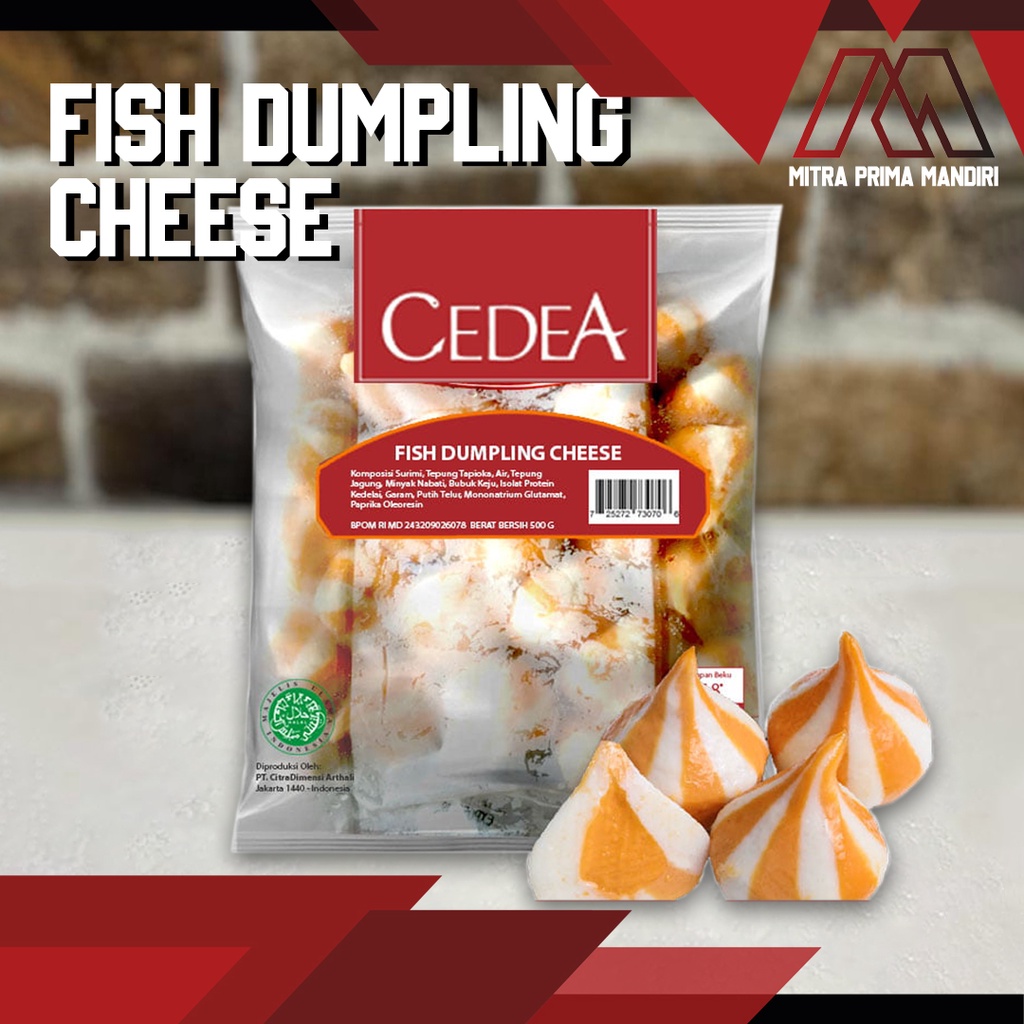 

CEDEA FISH DUMPLING CHEESE 200 GRAM