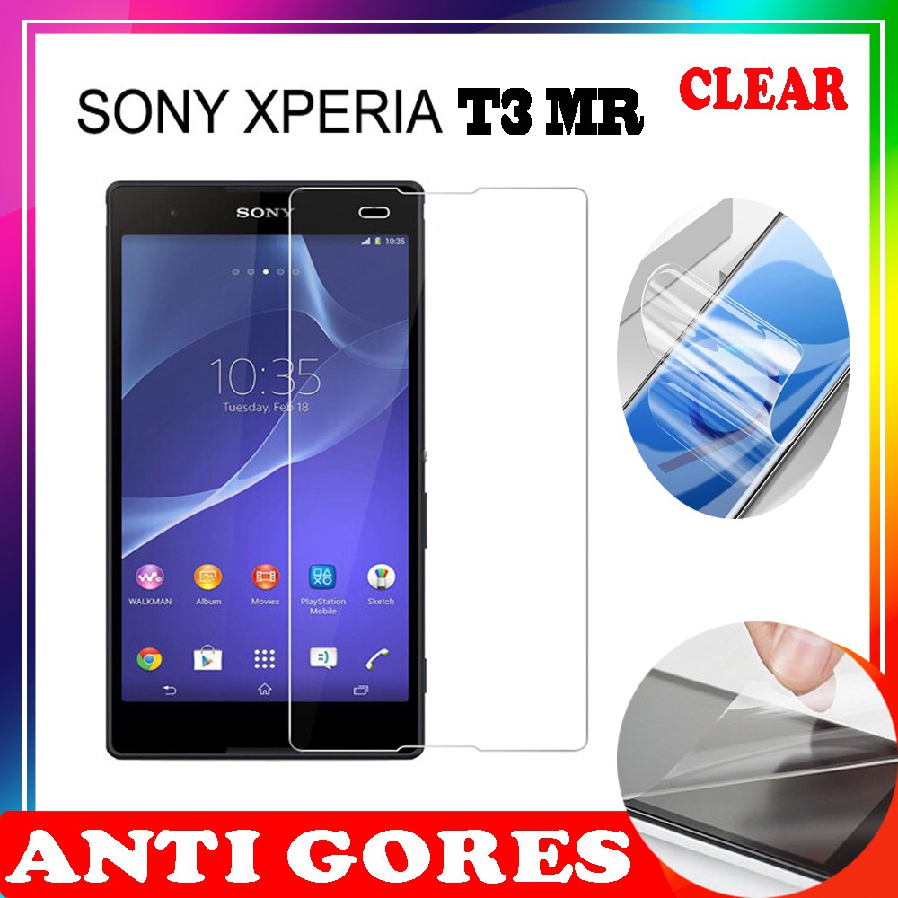 Anti Gores Samsung s6 Edge S7 Sony C3/C3 Dual T3 MR Z2A Xiaomi Redmi 1S 2S Screenguard Pelindung Layar Gadget Antigores Screen Protector HP Handphone Screen Clear Bening